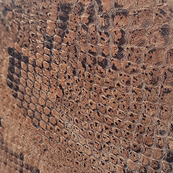 VINTAGE Brown Snakeskin Wallet Unisex - Picture 3 of 10